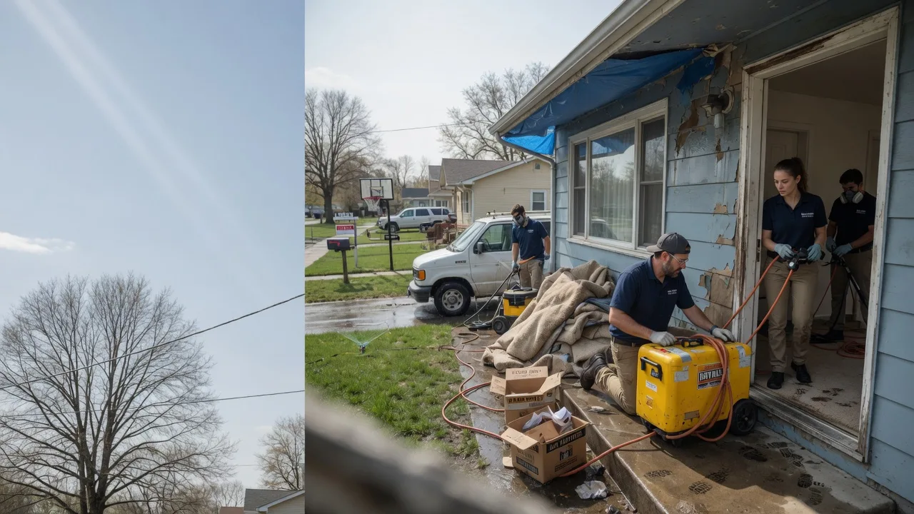 Basement Flood Cleanup in Wayne City, IL near me